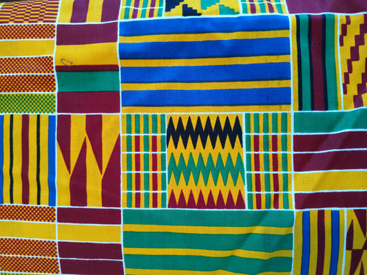 African Kente Print Fabric